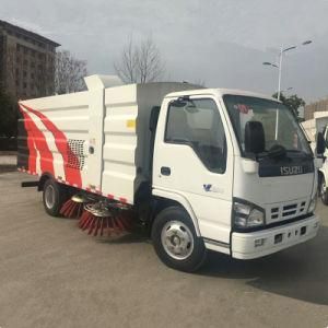 120HP Isuzu Vacuum Sweeper Truck with 4PCS Brooms