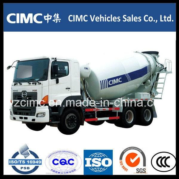 Japan Hino 700 6X4 Concrete Mixer Truck Cimc Drum 10m3 P11c-Uj