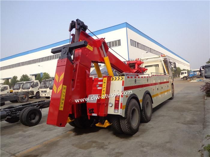 FAW 8X4 Heavy Duty 30ton/40ton/50ton Road Rescue Tow Truck Crane Wrecker Truck Accident Recovery Truck