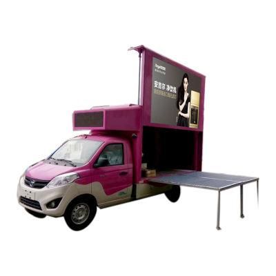 Good Quality P4 P5 P6 LED Advertising Truck with Stage and Lifting