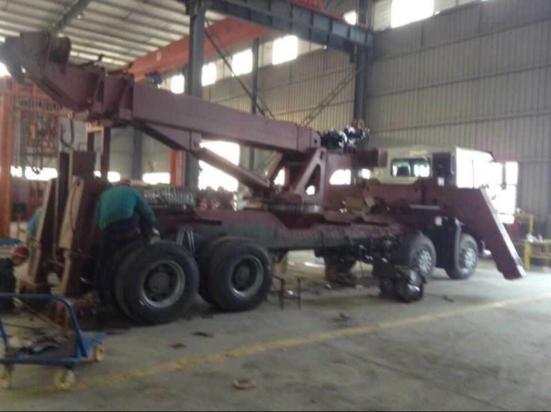 Dongfeng Rhd 40ton Crane Lifting Recovery Truck 30ton Integrated Wrecker Truck