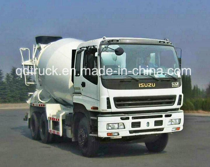 Stock ISUZU truck/ 8-10 m3 ISUZU concrete mixer truck