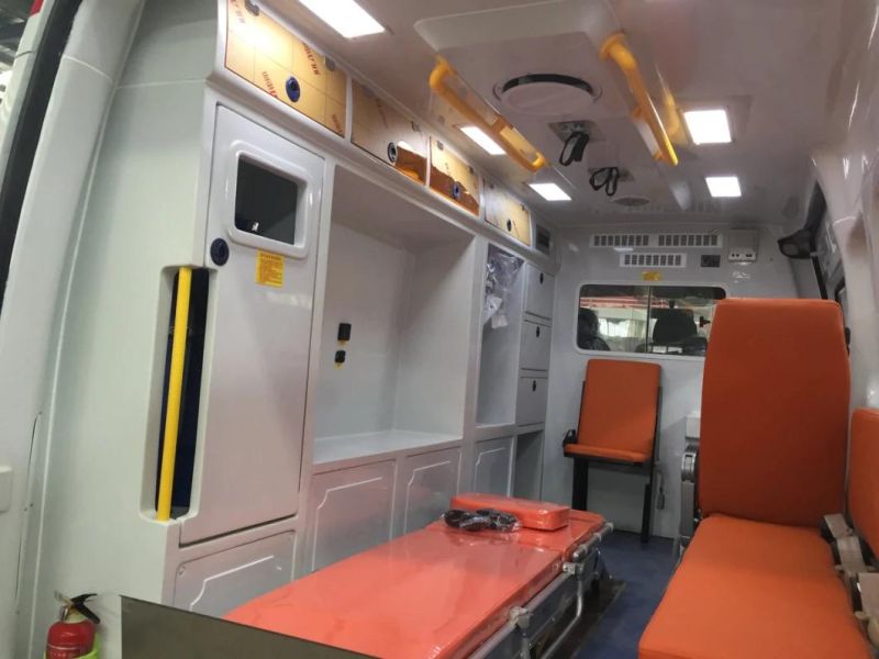 Cheaper Jinbei 4X2 Ambulance Manufacturer for Sale