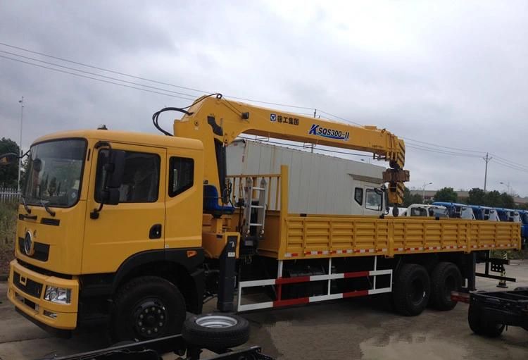 Dongfeng 6X4 12 Ton Mobile Crane Truck Good Price for Sale with Telescopic Boom Crane