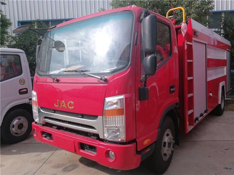 Good Quality JAC 4X2 Small 3000liters 4000liters Fire Truck Price for Sale