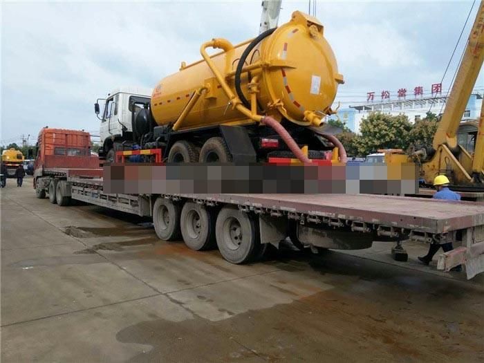 Dongfeng 8000liters High Pressure Pipe Dredging Truck High Pressure Water Jet Sewer Cleaning Vacuum Suction Truck