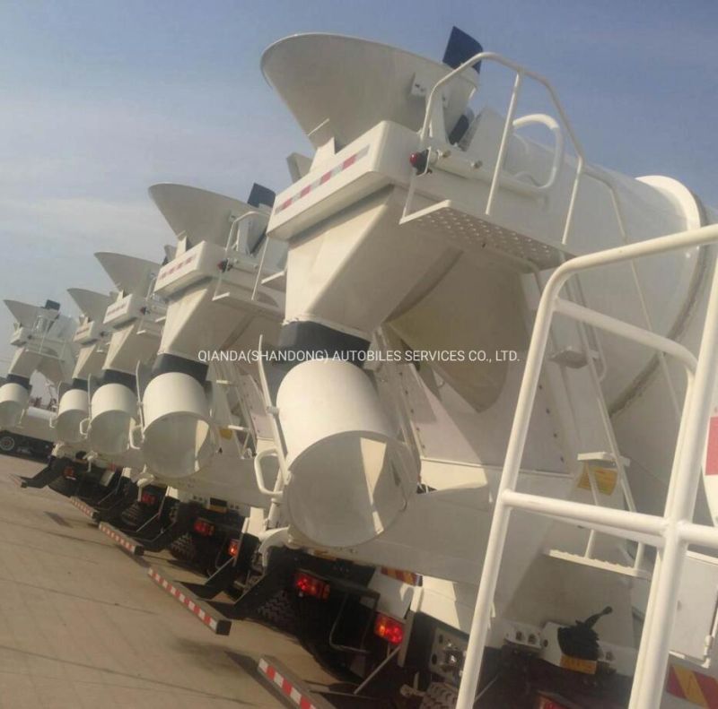 Export High-Quality Second-Hand Concrete Mixer HOWO 10-20m3 Cement Mixing Tank Truck