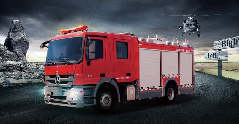 China Manufacture Zoomlion Cafs Fire Fighting Vehicle