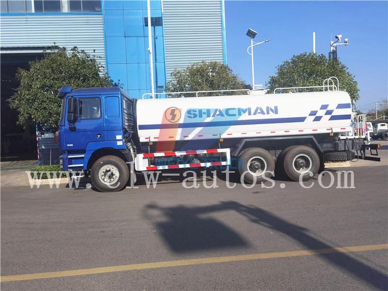 20000liters 20m3 20tons Shacman Water Transportation Tanker Truck Urban Cleaning Truck Water Sprinkler Truck Water Bowser Truck