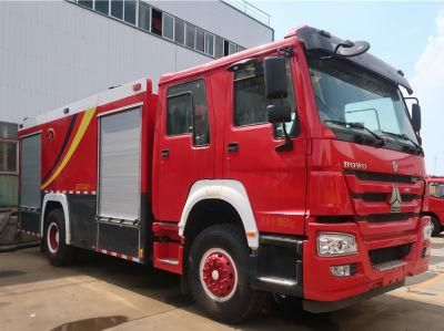Good Quality HOWO 6X4 Type 12tons 14tons Water Dry Powder Water Fire Truck