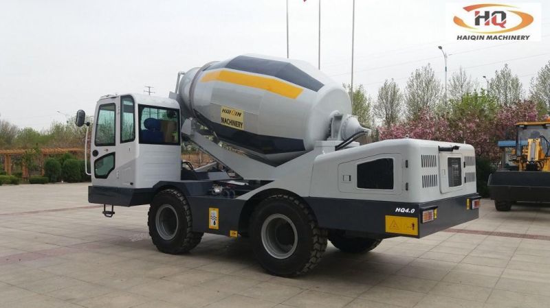 Strong Self Loading Mobile Concrete Mixer Truck (HQ4.0) for Sale