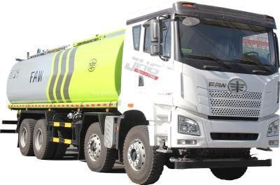 Rhd New or Used FAW 8X4 25m3 28m3 30m3 Water Delivery Truck 25ton 28ton 30ton Water Spray Truck with Cheap Price