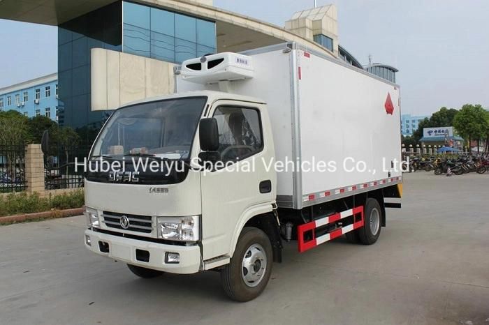 Hot Sale China 3 Tons Frozen Fish/Meat/Food Transport Delivery Refrigerated Vehicles Freezer Refrigerator Van Truck