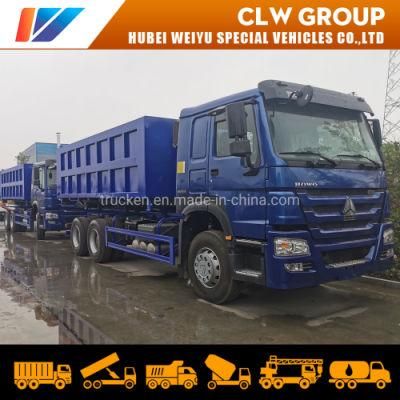 20ton Arm Hydraulic Hook Lift Garbage Truck with 20cbm Garbage Waste Container in Auto Dumping System