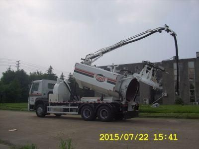 Combine Vacuum Jetting Truck with Isuzu Chassis