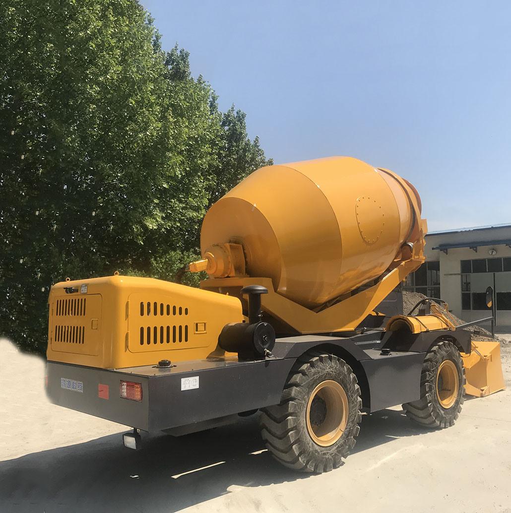 HY420 4.2m3 Auto Loading Concrete Mixer Truck with Powerful 85kw YUCHAI Diesel Engine