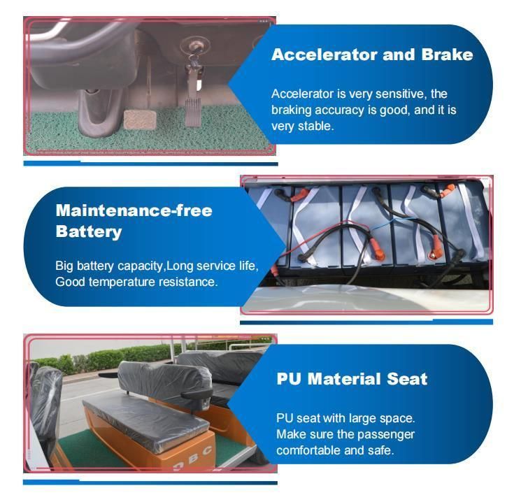 Made in China Shuttle Bus Battery Operated Mini Bus Electric for Sightseeing Electric Sightseeing Car