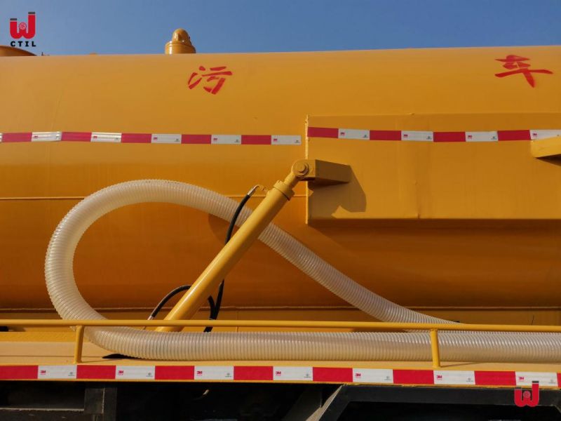 Dongfeng 4*2 Multifunctional Cleaning Sewage Suction Truck Sewer Jet Truck 15 Cubic Meters