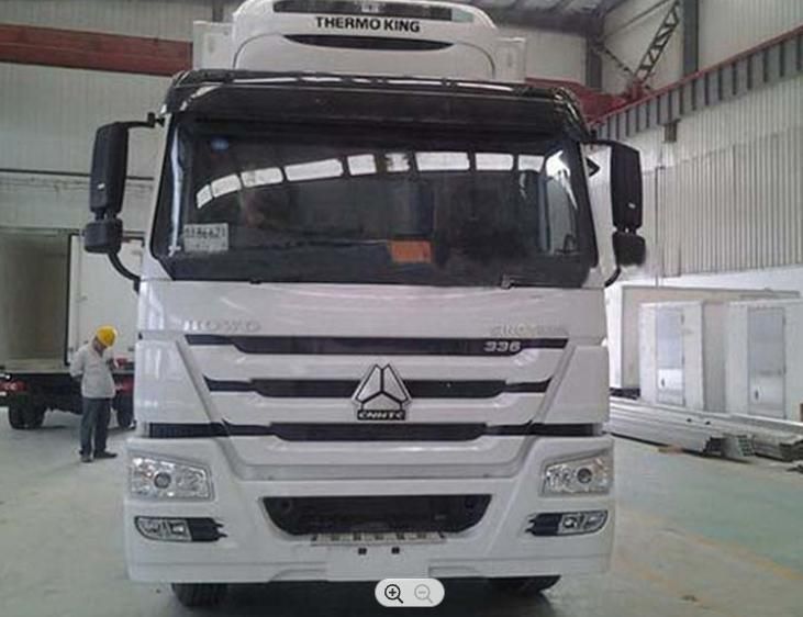 China Produced Food Frozen Truck Refrigerated Van Truck with Best Price for Sale