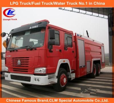 371HP Heavy Duty Sinotruk HOWO Fire Fighting Trucks