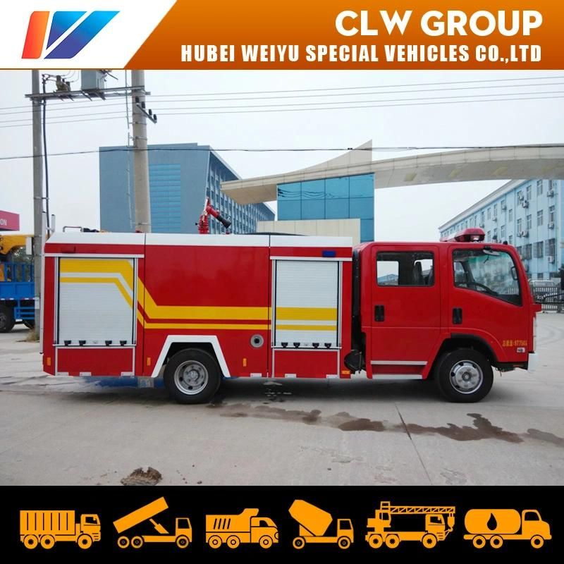 Japanese Brand 3000liters Water Tank Fire Engine 3tons Isuzu Water Tanker Fire Truck