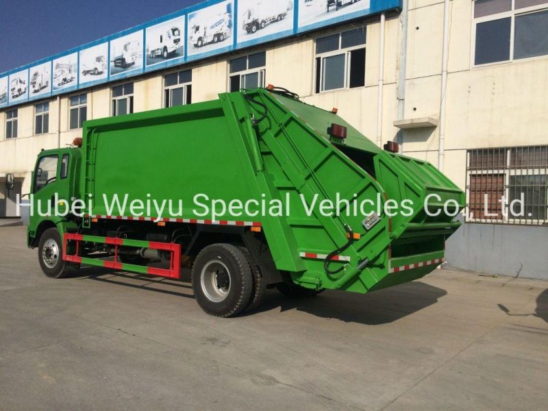 4*2 HOWO 12-14cbm Compactor Garbage Truck Crush Collection for Refuse Cleaning Transportion Truck