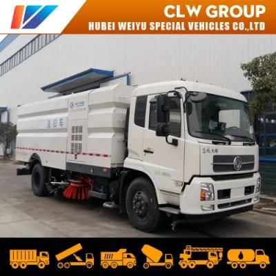 Self Propelled Mechanical Runaway Sweeping Vehicle 12cbm Truck Mounted Road Sweeper