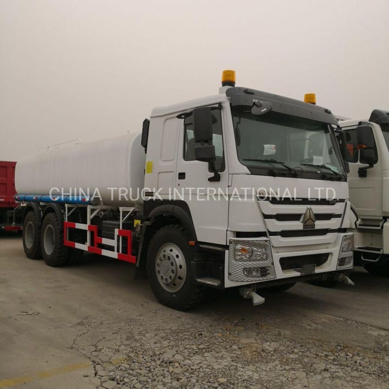 HOWO 6X4 Left Hand Drive 20000L Water Tank Truck