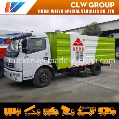 Road Cleaning Truck Road Sweeper Vacuum Dust Collection Truck 5.5m3 Sweeper Truck
