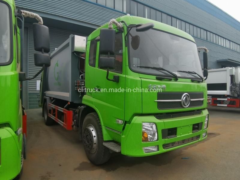 Dongfeng Tianjin Compactor Garbage Truck 10m3 12m3