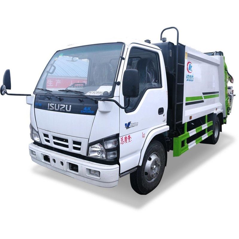 Isuzu 600p 5m3 Swing Arms Garbage Vehicle Skip Loader Truck