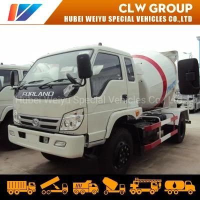 Foton Forland 5cbm Concrete Mixer Cement Mixer Drum Truck