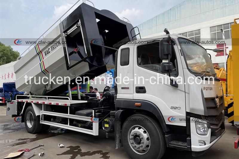 Foton/HOWO/JAC 4X2 12 Tons Vacuum Sewage/Sludge Cleaning Suction Truck