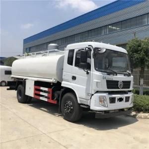 Factory Supplier Dongfeng 4X2 170 HP 12000 Liters Carbon Steel Water Tank Truck