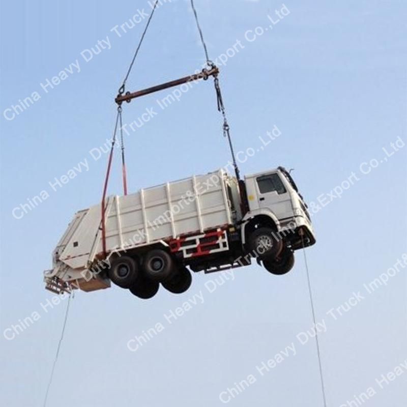 HOWO Compressor Truck 16cbm Capacity Rubbish Garbage Trucks