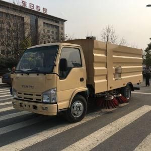 Isuzu 4*2 Road Washing and Sweeper Truck Mobile Cleaning Tanker Vehicle with 1.5cbm Water and 6cbm Dust
