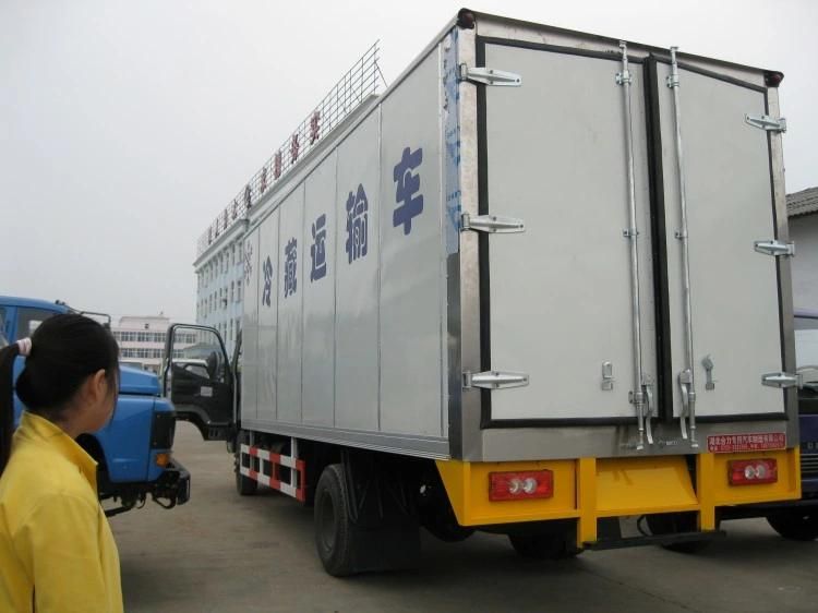 6 Wheeler 4*2 Box Refrigerator Cold Refrigerated Van Truck