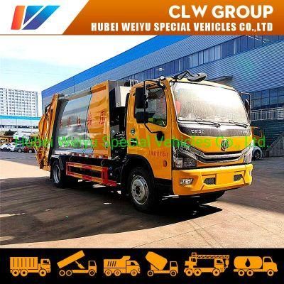 Dongfeng Duolicar 7cbm 7000liters 6tons Garbage Compactor Truck Waster Removal for Sanitation Services