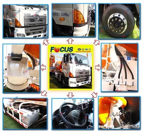 8/9cbm Hino Concrete Mixer Truck/Transit Mixer Truck/Truck Mixer