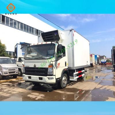 Sinotruk HOWO Euro2 LHD 4X2 Refrigerated/Refrigerator/Van Truck for Sale