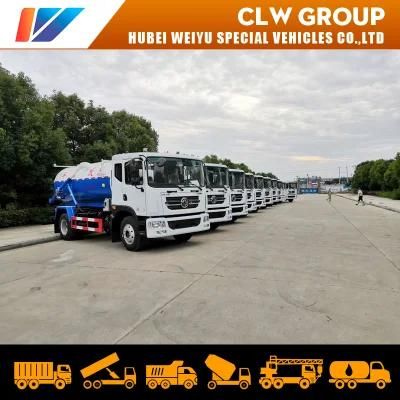 Dongfeng 10, 000 Liters Sewer Sludge Vacuum Tanker Vacuum Suction Truck