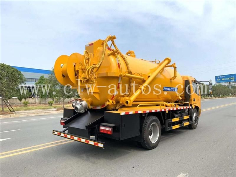 Dongfeng 4X2 Furuika 5000liters 5cbm 5m3 Small Vacuum Sewage Suction Truck Sewer Suction Truck Septic Tank Truck