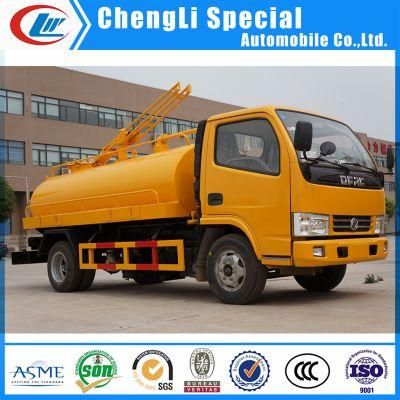 Dongfeng 5cbm 5000liters Vacuum Fecal Suciton Truck