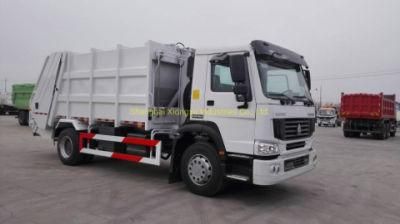 10m3 Sinotruk HOWO Refuse Compactor Truck Bin Truck Rubbish Waste Collector Garbage Truck 10000L Ghana