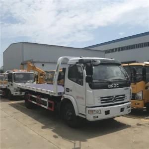 Dongfeng 4tons 4X4 4X2 Right Hand Drive Flat Bed Tilt Tray Tow Truck Wrecker for Sale Wrecker Truck