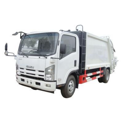Japan Brand Isuzu 700p 600p 5m3 6m3 Small Compactor Garbage Truck Price Dimensions
