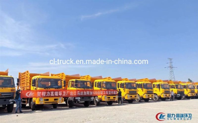 Good Quality Cummins Engine Dongfeng 8m3 6m3 10m3 Skip Loader Garbage Truck