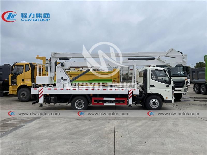 16m Foton Hydraulic Truck Mounted Aerial Work Platform with Folding Arm Boom