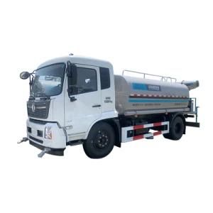 Dongfeng 10cbm 10000L Water Tank Spraying Truck with Fog Gun