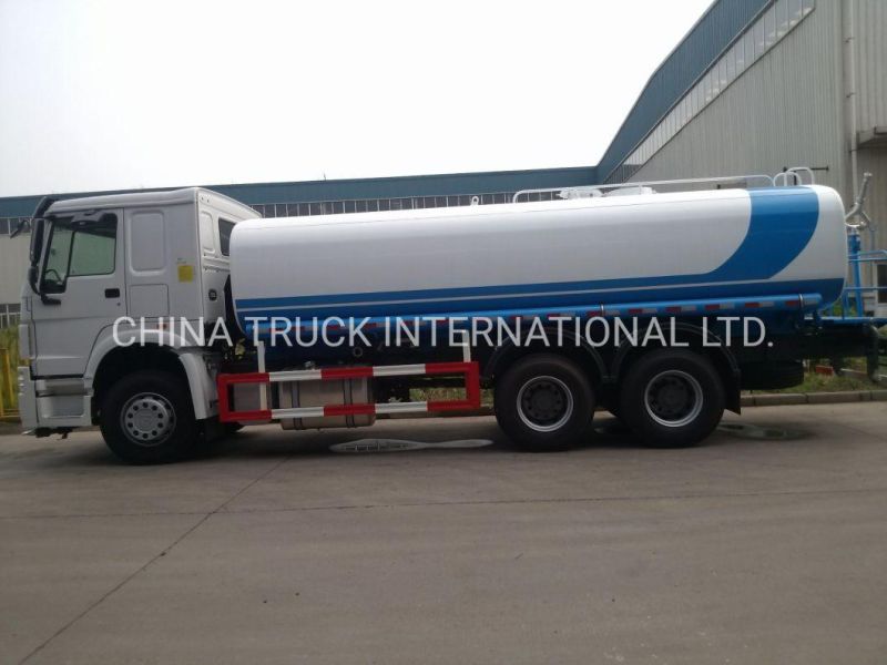 290HP / 336HP Sino HOWO 20000 Liters Heavy Special Water Tanker Truck 6X4 Tank Truck Transport Water
